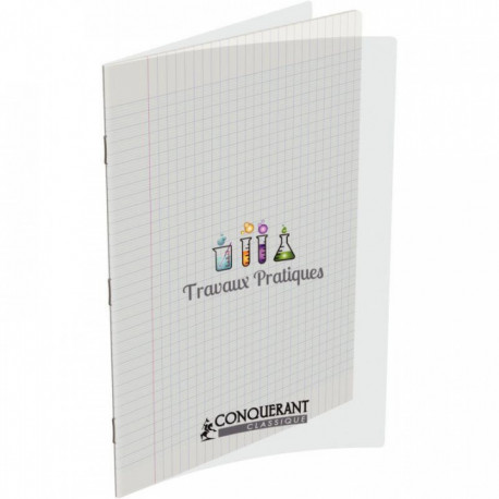 CAHIER DE TP PIQURE POLYPRO 24x32 96 PAGES UNIES ET Grands carreaux SEYES 90G HAMELIN 400002795 - 100% recyclable - Fab France