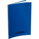 CAHIER PIQUE 140P COUV PP A4 Grands carreaux SEYES BLEU - PEFC - Ecolabel - 100% recyclable - Fab France