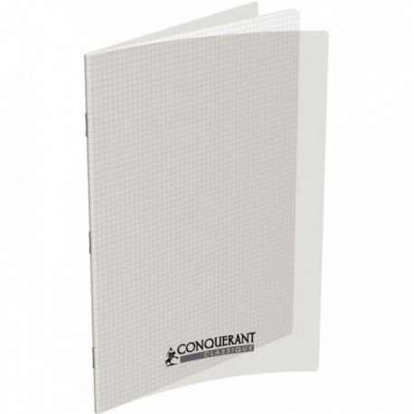 CAHIER PIQUE 48P COUV PP 24X32  5X5 INCOLORE