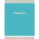CAHIER PIQUÉ 96 PAGES, 24X32 CM, SEYÈS, PAPIER 90G, BLEU