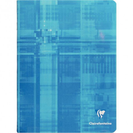 CAHIER PIQUE A4+ 96P- Grands carreaux SEYES 90G 24x32 63361C CLAIREFONTAINE FAB France  - PEFC - 100% recyclable