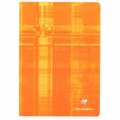 CAHIER PIQUE A4 96P- Grands carreaux SEYES 90G CLAIREFONTAINE - PEFC - 100% recyclable - Fab France