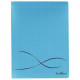 CAHIER PIQUE A4+ 96P Grands carreaux SEYES COUV BLEU POLYPRO 24X32  EXCELLENCE - PEFC - 100% recyclable