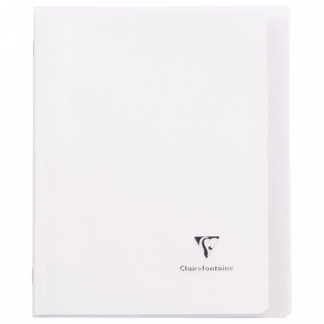 CAHIER PIQÛRE 96 PAGES 17X22 CM KOVERBOOK SEYÈS, COUVERTURE EN POLYPROPYLÈNE INCOLORE