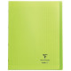CAHIER PIQÛRE 96 PAGES 24X32 CM KOVERBOOK, SEYÈS 90G COUVERTURE EN POLYPROPYLÈNE, VERT