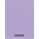 CAHIER PIQÛRE 96 PAGES CONQUERANT, 17X22 CM, SEYÈS, COUV PP LILAS