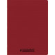 CAHIER PIQÛRE 96 PAGES CONQUERANT RECYCLE FORMAT 24X32 CM, RÉGLURE SEYÈS, COUVERTURE EN POLYPROPYLÈNE ROUGE