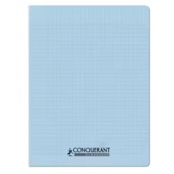 CAHIER POLYPRO BLEU CIEL 24x32 90G 48 PAGES SEYES CONQUERANT