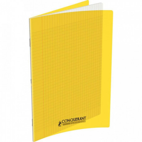 CAHIER POLYPROPYLENE JAUNE 24x32 90G 96 PAGES SEYES CONQUERA 100101327