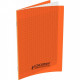 CAHIER POLYPRO ORANGE 17x22 90G 60 PAGES Grands carreaux SEYES CONQUERANT 100105474 - PEFC - 100% recyclable - Fab France