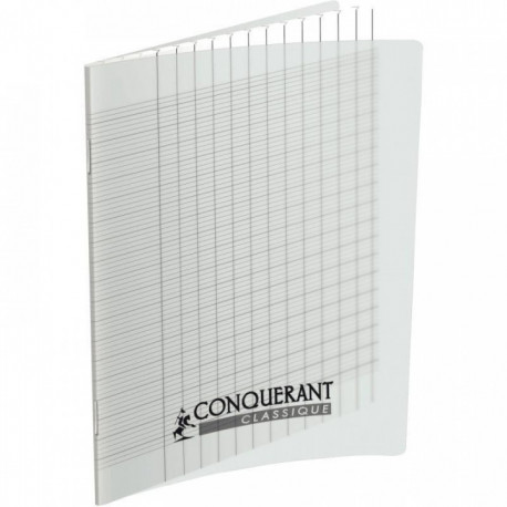 CAHIER POLYPRO PIQÛRE 96 PAGES 17X22CM SEYÈS 2,5MM AGRANDI POUR DEFICIENTS VISUELS 90G INCOLORE