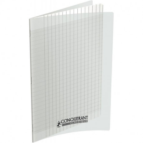 CAHIER POLYPRO PIQÛRE 96 PAGES 24X32CM SEYÈS 2,5MM AGRANDI POUR DEFICIENTS VISUELS 90G INCOLORE