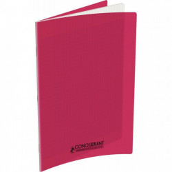 CAHIER POLYPRO ROSE 24x32 90G 96 PAGES Grands carreaux SEYES 400002775 - PEFC - Ecolabel - 100% recyclable - Fab France