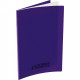 CAHIER POLYPRO VIOLET 17x22 90G 60 PAGES Grands carreaux SEYES CONQUERA 100105475 - PEFC - 100% recyclable - Fab France