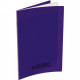 CAHIER POLYPRO VIOLET 17x22 90G 96 PAGES Grands carreaux SEYES 100105477 - PEFC - Ecolabel - 100% recyclable - Fab France
