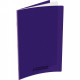 CAHIER POLYPRO VIOLET 24x32 90G 48 PAGES Grands carreaux SEYES 400067932 - PEFC - 100% recyclable - Fab France
