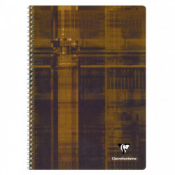 CAHIER SPIRALE A4 100P 90G SEYESPEFC CLAREFONTAINE PEFC - 100% recyclable - Fab France