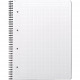 CAHIER SPIRALE A4+ 160P 90G 5X5  GREENBOOK RHODIACTIVE 100% RECYCLÉ   FAB France PEFC 