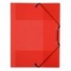 CHEMISE 3 RABATS ELASTIQUE PP TRANSLUCIDE ROUGE
