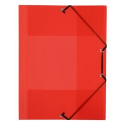 CHEMISE 3 RABATS ELASTIQUE PP  5/10E  TRANSLUCIDE ROUGE VIQUEL 113343-08