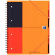 CAHIER SPIRALE -TRIEUR ORGANISERBOOK  A4+ LIGNE 160P  COUV POLYPRO +ELAST. FAB France OXFORD PEFC SCRIBZEE