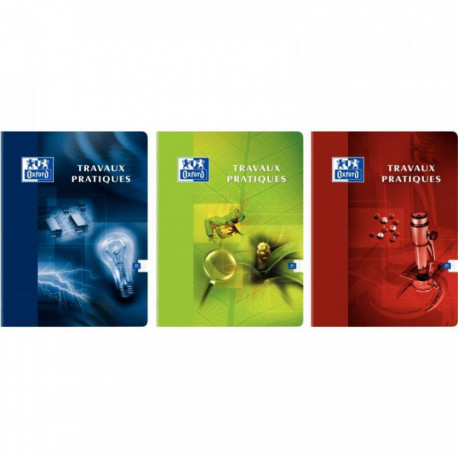 CAHIER TP PIQURE 240x320 80P 90/120G Grands carreaux SEYES OXFORD 100105662 - PEFC - 100% recyclable - Fab France