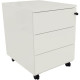 CAISSON MOBILE PROFESSIONNEL EN MÉTAL FAB FR  3 TIROIRS BLANC GAR 5ANS
