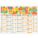 CALENDRIER AIR DU TEMPS 40,5X55CM 7 MOIS RECTO/VERSO