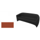 CANAPE INTERIEUR EXTERIEUR SOFA POLYPRO BLOWL  200XP79XH76 ASSISE P 76CM COLORIS BASIC TERRACOTA CLAY2022 100% RECYCLABLE 45KG 
