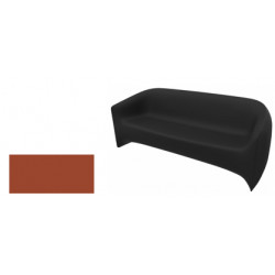 CANAPE INTERIEUR EXTERIEUR SOFA POLYPRO BLOWL  200XP79XH76 ASSISE P 76CM COLORIS BASIC TERRACOTA CLAY2022 100% RECYCLABLE 45KG 