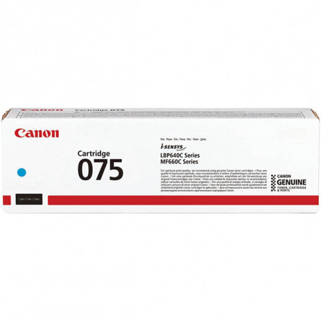 CANON 075 CARTOUCHE LASER CYAN AUTHENTIQUE