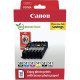 CANON 530/531 LOT 6 CARTOUCHES ENCRE NOIR PHOTO, NOIR, CYAN, MAGENTA, JAUNE ET GRISE AUTHENTIQUE