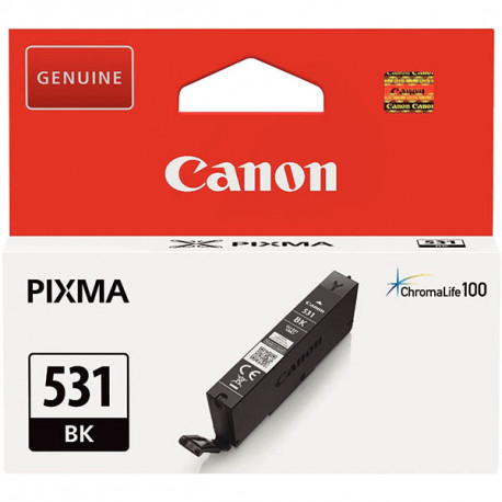 CANON 531 CARTOUCHE JET D'ENCRE NOIR PHOTO AUTHENTIQUE (CLI-531BK)