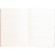 CARNET 160 PAGES RHODIARAMA FORMAT A5, LIGNÉ, COUVERTURE SOUPLE EN SIMILI CUIR, TAUPE