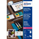 CARTES DE VISITE 85X54 AVERY C32026 270G BTE 250 QUICK & CLEAN LASER BORDS LISSES