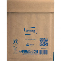 CARTON DE 100 POCHETTES BULLES PAPIER 150X210MM KRAFT