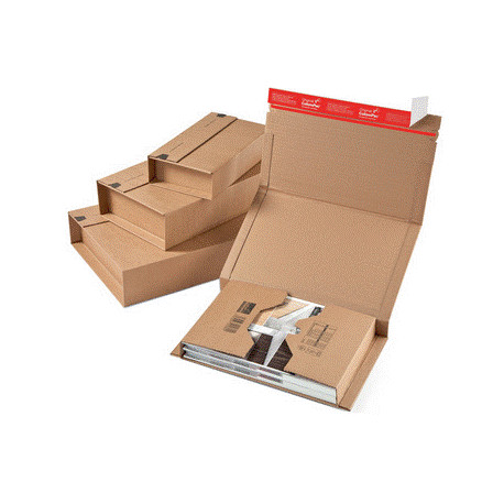 CARTON EMBALLAGE PQT20 EXPEDITION UNIVERSEL DIM INT 380X290X80 P/FORMATS B4