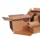 CARTONS 16X12X11 CM LOT DE 25 CAISSES AMÉRICAINES SIMPLE CANNELURE  