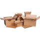 CARTONS 20X20260 CM LOT DE 10 CAISSES AMÉRICAINES DOUBLE CANNELURE RECYCLÉ