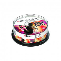 CD-R 80MIN/700MB 52X SPINDLE (25) EMTEC ECOC802552CB