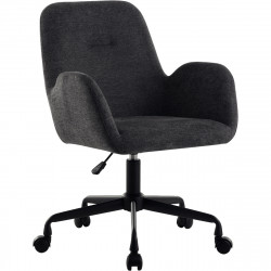 CHAISE FAUTEUIL SHINEO À ROULETTES GRIS ASSISE L 60 XP 56 CM HAUTEUR DE 84 A 91,5 CM VER.CLASS 3 ROULETTE SOL DUR NORMES BSIC SM