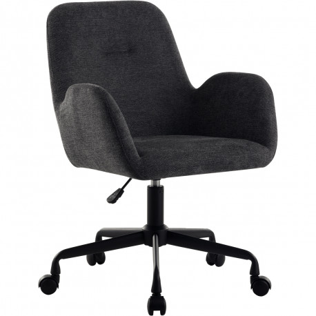 CHAISE FAUTEUIL SHINEO À ROULETTES GRIS ASSISE L 60 XP 56 CM HAUTEUR DE 84 A 91,5 CM VER.CLASS 3 ROULETTE SOL DUR NORMES BSIC SM