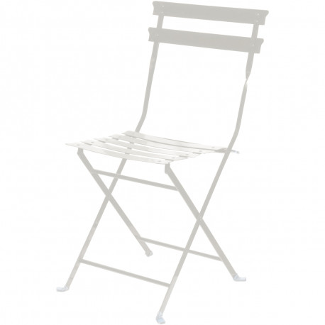 CHAISES PLIANTES EDEN BLANC LOT DE 2. Idéale pour un usage en intérieur et en extérieur. Acier galvanisé, laqué mat. Hauteur d'a