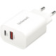 CHARGEUR SECTEUR 30W 1X USB-C /1X  USB-A TECHNOLOGIE SILICIUM KEYOUEST 