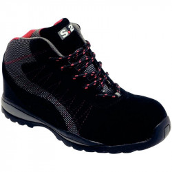 CHAUSSURES HAUTES DE SÉCURITÉ LEVANT POINTURE 47 ENV 590G PAR PIED CUIR EN ISO 20345 S1 P HRO HI CI SRA S24