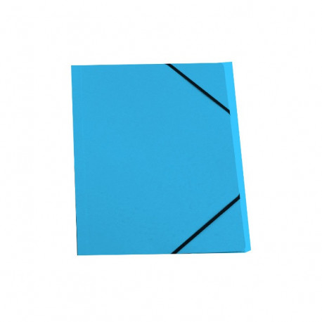 CHEMISE 3 RABATS ELASTIQUE CARTE RECYCLEE BLEU 4/10 REF 100200697