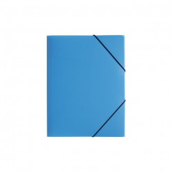 CHEMISE 3 RABATS ÉLASTIQUE POLYPRO 410E DOS 3cm 24X32 BLEU CLAIR PAGNA 21613