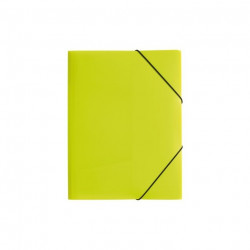 CHEMISE 3 RABATS ÉLASTIQUE POLYPRO 410E DOS 3cm 24X32 VERT CLAIR PAGNA 21613-1