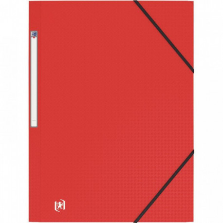 CHEMISE 3 RABATS MEMPHIS EN POLYPROPYLENE  5/10 INDECHIRABLE ROUGE REF223031 ELBA 1002011