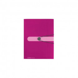 CHEMISE A ELASTIQUE PP A4 FRAMBOISE OPAQUE